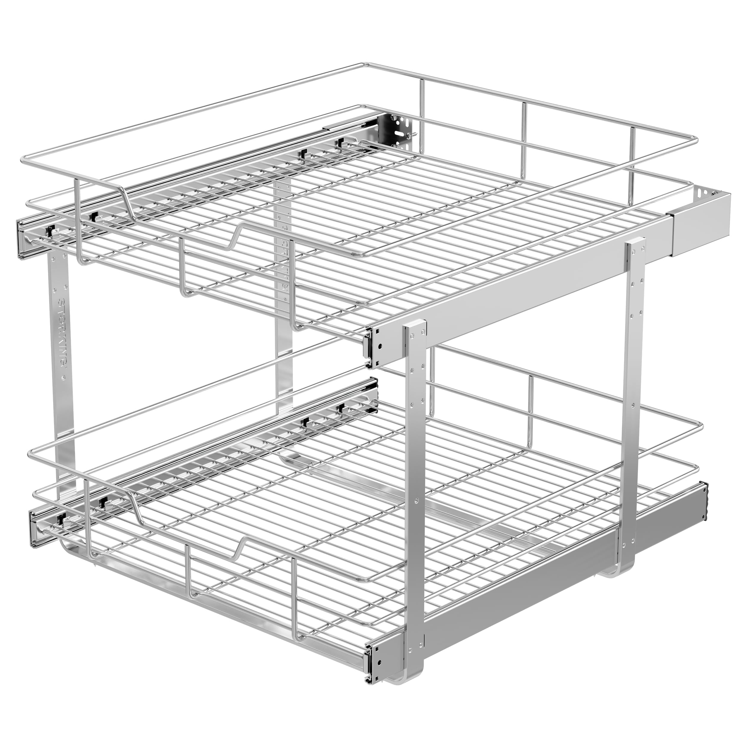 STORKING 2 Tier Pull Out Cabinet Organizer