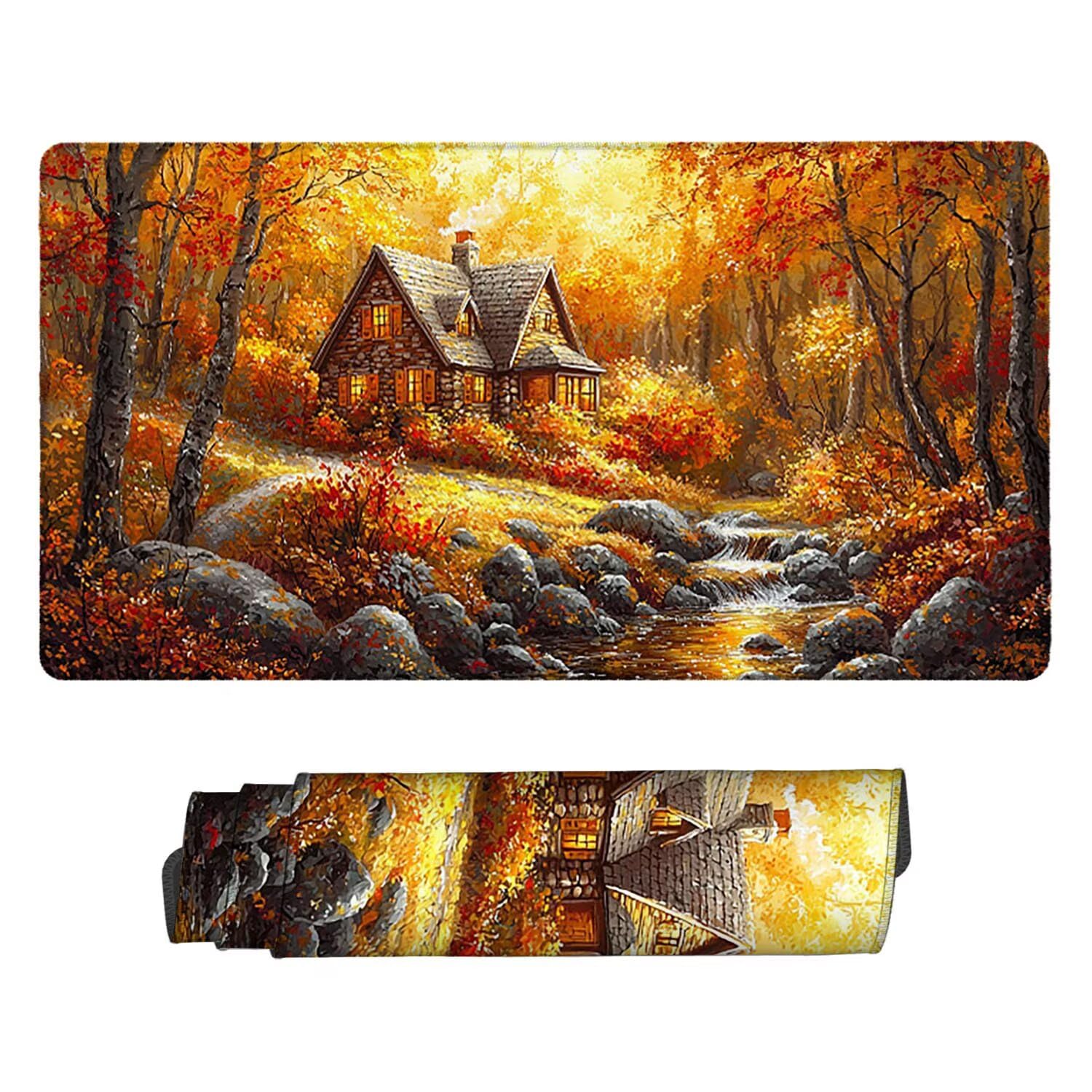 Podkładka pod mysz do gier, 1600 x 800 mm, XXL, duża gamingowa podkładka pod mysz, wodoodporna podkładka pod mysz, długa podkładka na biurko z przeszytymi krawędziami, mata na biurko z gumową