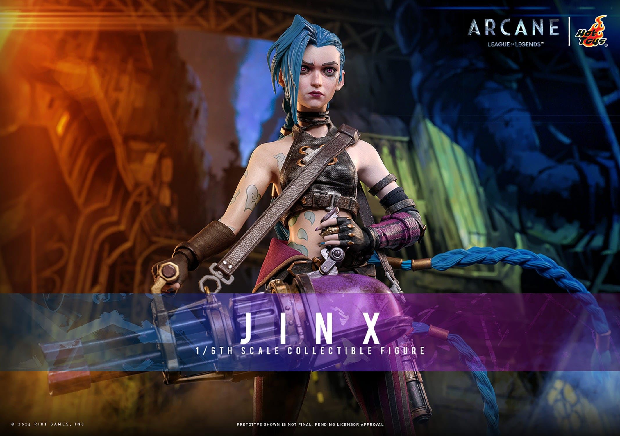 Hot Toys TMS137 LOL: Arcane Jinx 1/6 Scale Collectible Figure