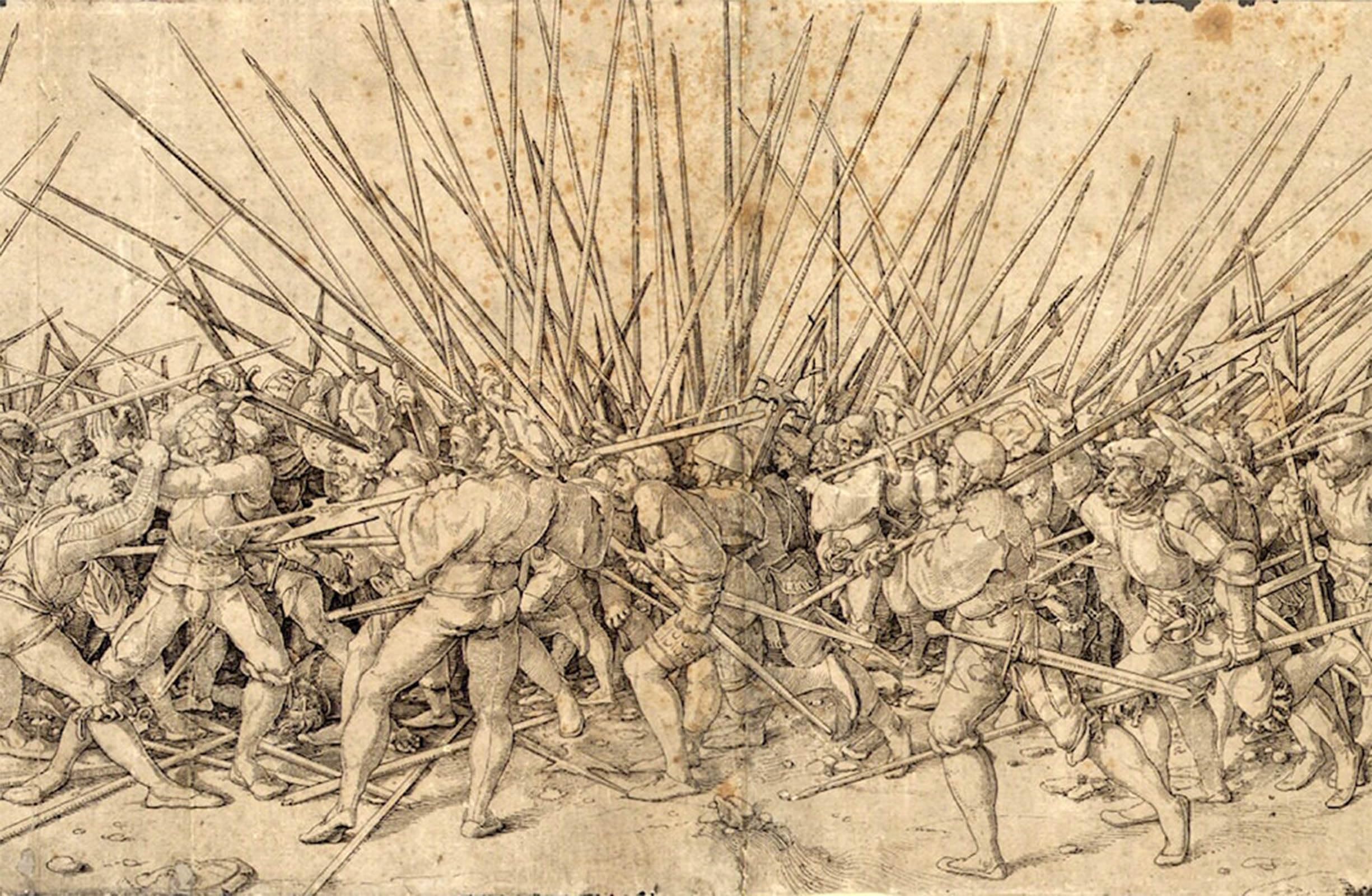 ARTXLXXBN Famous Print Painting Colorful Art Print Schlechten Krieg by Hans Holbein Canvas Art Decorations for Home Decor 60x90cm