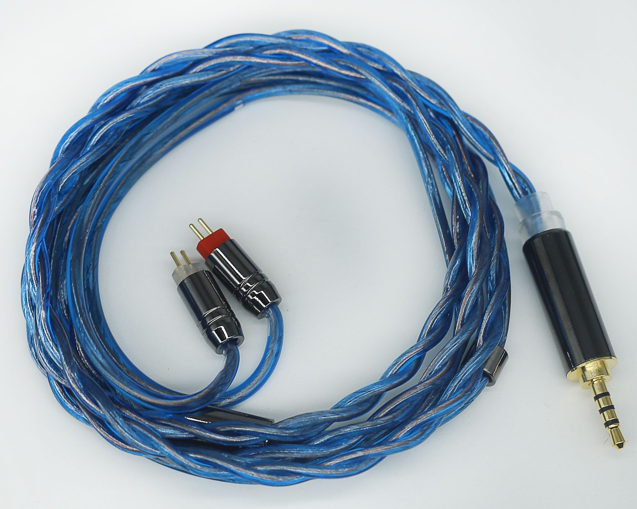 Amazon | 【JSHiFi-Ocean】2pin2.5mmリケーブル 銀メッキ&無酸素銅線材