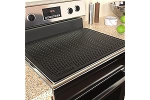 Silicone Electric Stove Top Cover Mat - BLACK