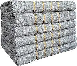 Kit 04 Toalha de Banho 100% Algodão Selecionado com Alta Absorção 70x130cm (Cinza)