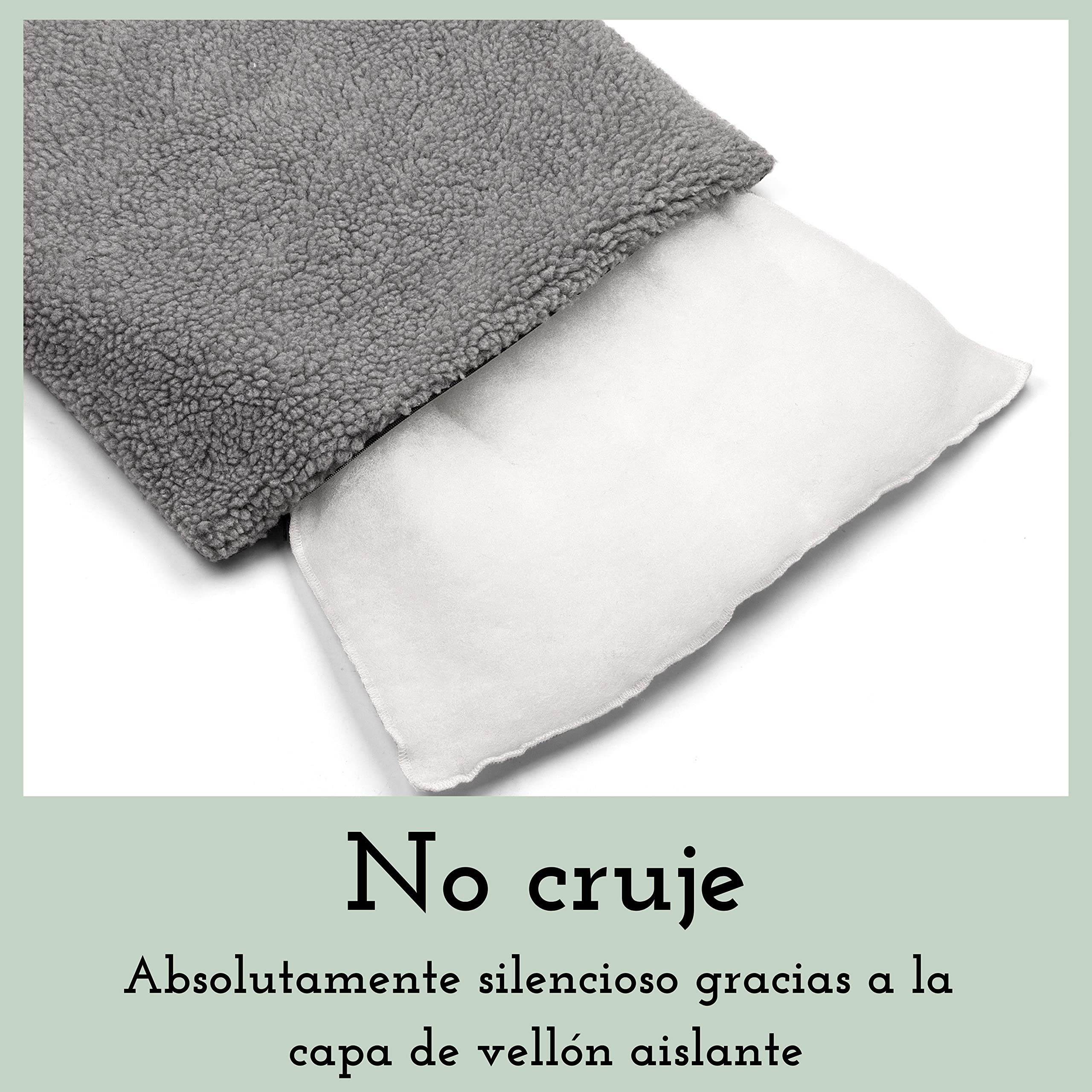 riijk Manta Calefactora Autocalentable para Perros 90 x 64 cm - Lavable y Sin Crujidos - Estera Térmica