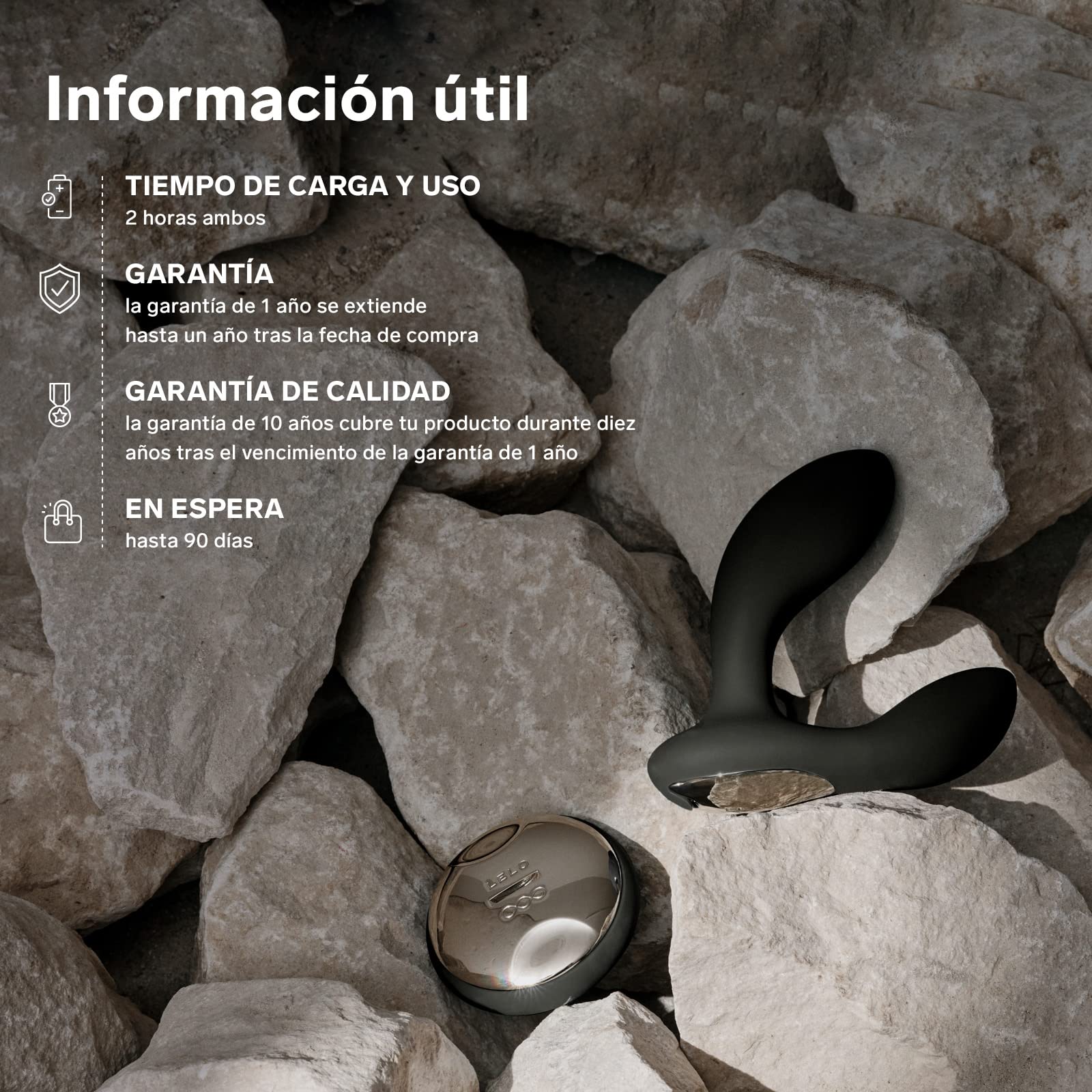 LELO HUGO Masajeador de Próstata, Más que un Simple Consolador, uno de Los Sofisticados Juguetes Sexuales de Hombres. Plug Anal con Mando a Distancia, Ocean Blue