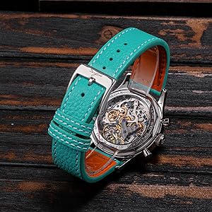 Amazon.com: Sugess Chrono Hertiage S387.02.T Racing Leather ST1901 Amazon.com: Sugess Chrono Hertiage S387.02.T Racing Leather ST1901