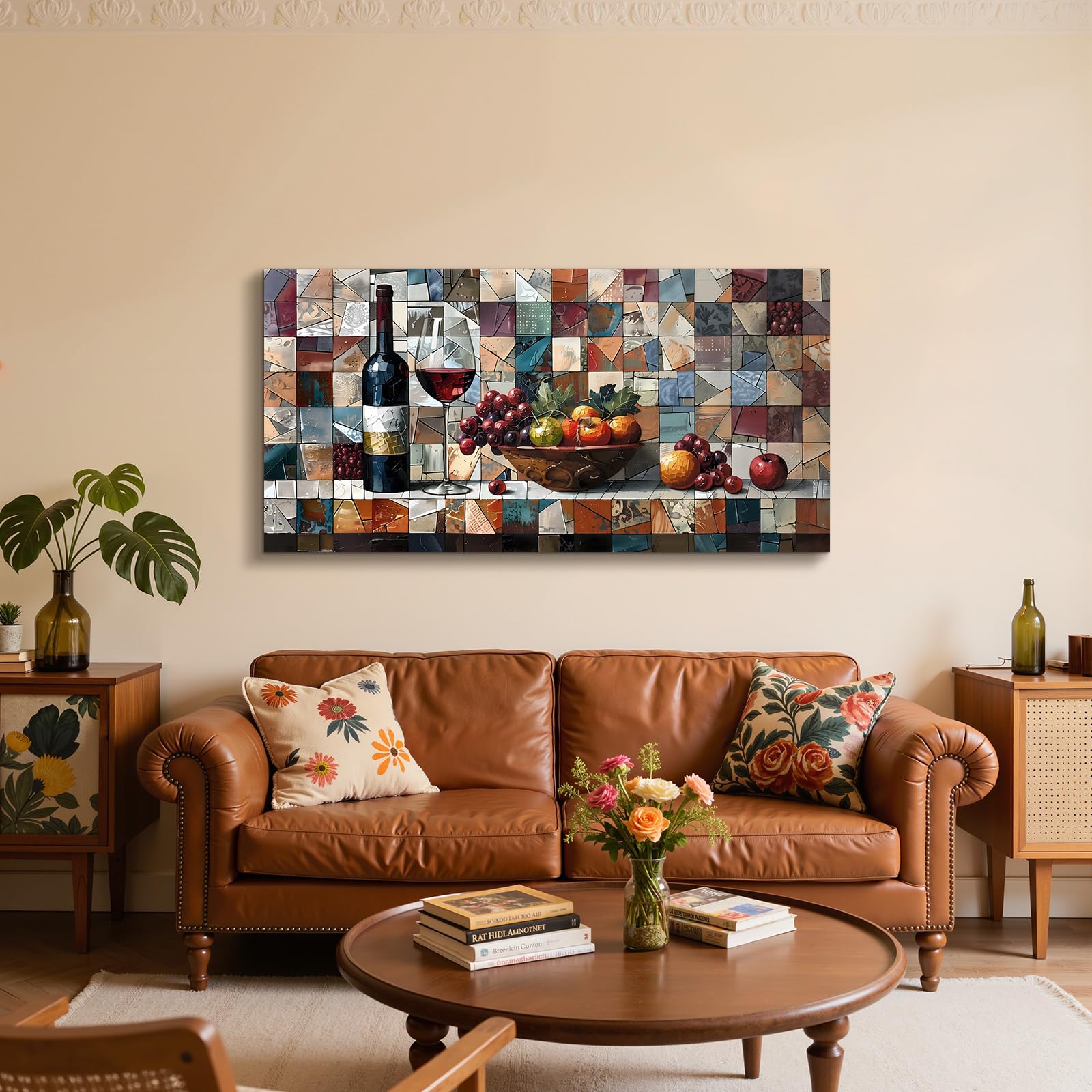 hyidecorart Moderno Cuadros Decoracion Salon Cocina Dormitorios 59x119 cm | Motivo Artístico, Impresión HD, Fácil de Colgar, Gran Formato, Decoración Mural Armoniosa, Regalo, Montaje Rápido