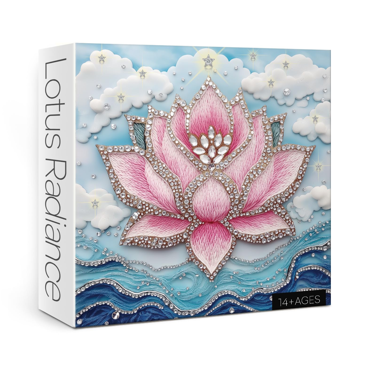 Amazon.com: 3D Crystal Diamond Lotus Jigsaw Puzzle 1000 Piece for