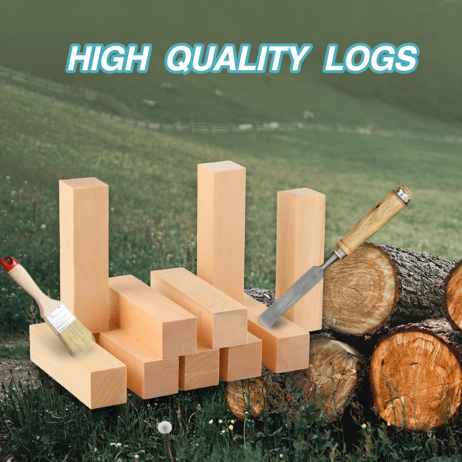 Lot De 22 Blocs De Bois De Balsa Zliger – Taille Variée Pour Sculpture Et Bricolage, Débutants Et Enfants