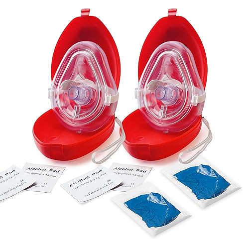 EMS XTRM Medical CPR Mask - CPR Pocket Resuscitator Mask,