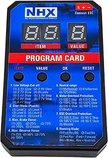 NHX RC Programming Card for Mini 28 Pro Brushless ESC