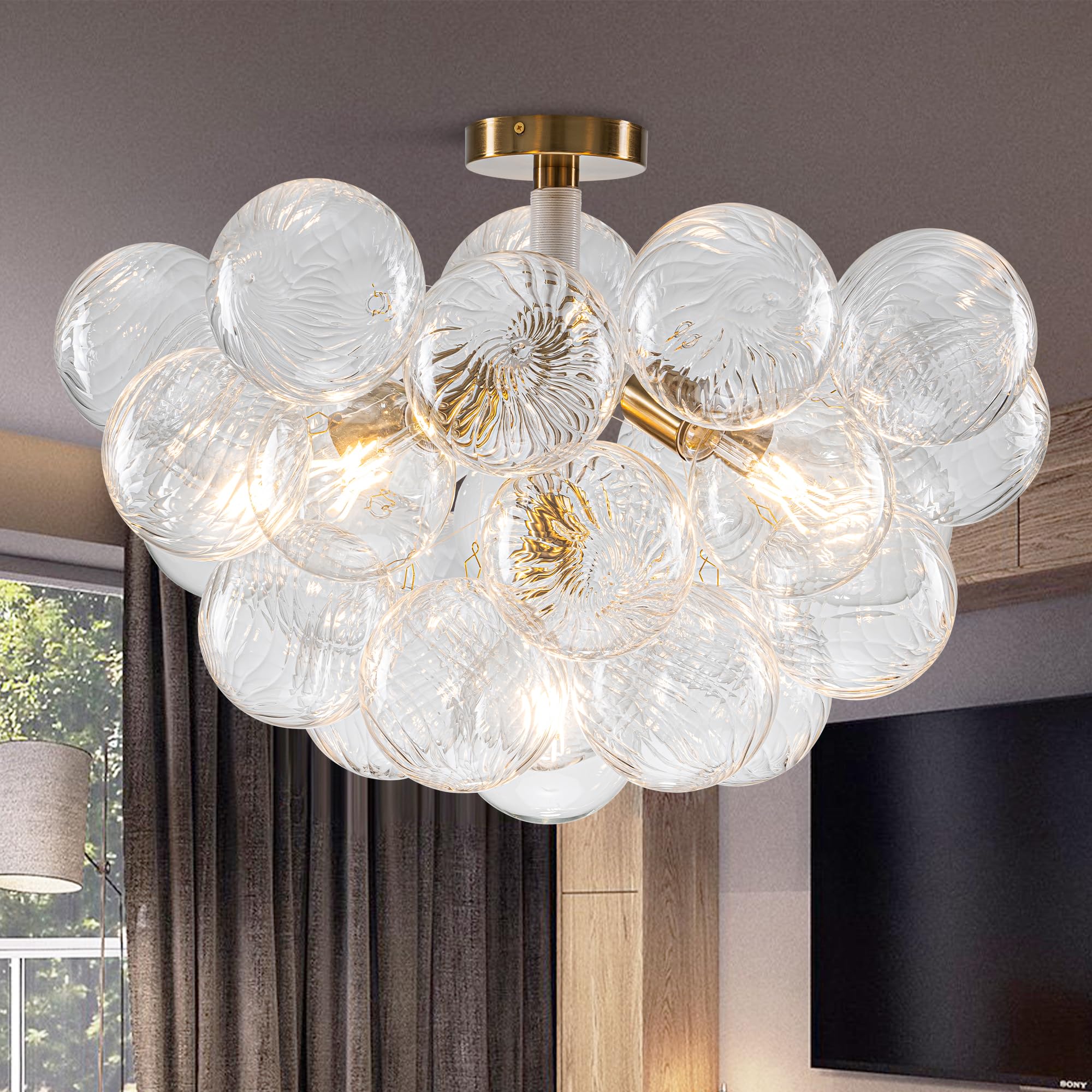 Bubble large Gold シャンデリア Bubble large Gold シャンデリア Bubble large Gold シャンデリア