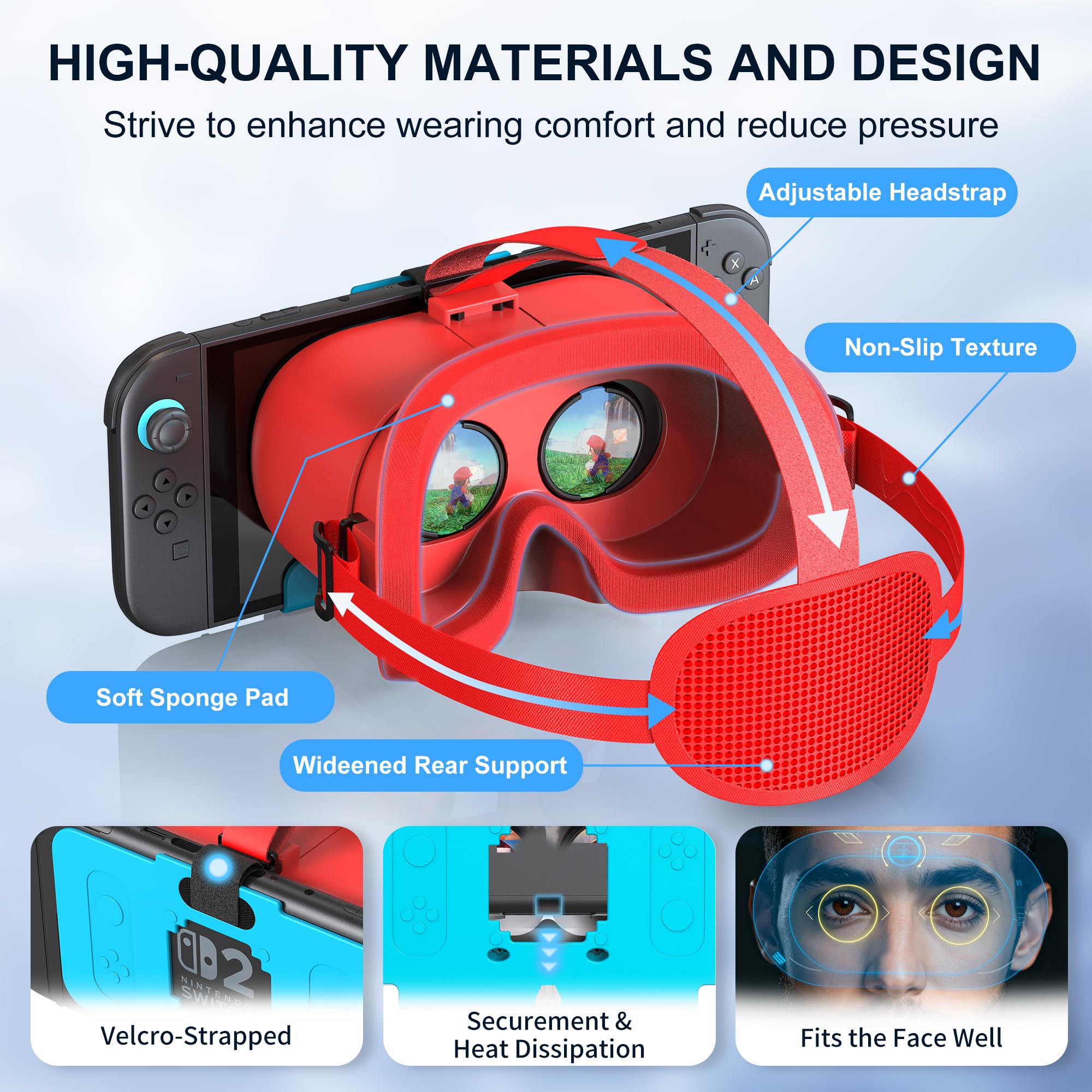 VR Headset for Nintendo Switch 2 (2025 New), Virtual Reality
