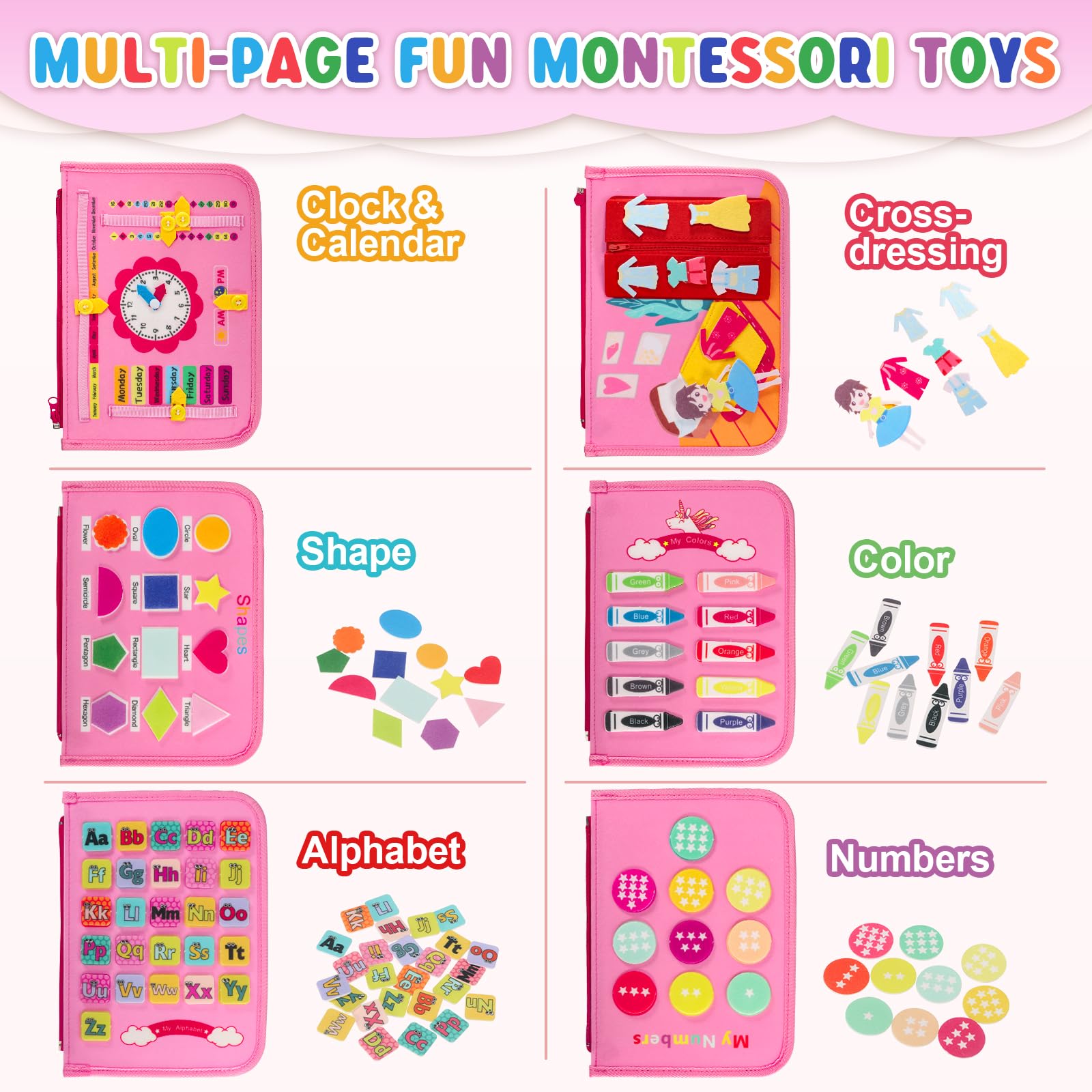 Tablero Montessori Año 23 In Busy Board Juguetes Montessori