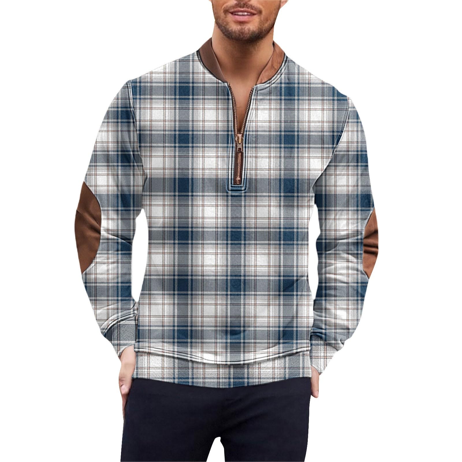 Sudaderas De Hombre Sudadera con Cremallera Un para Hombre, Informal, Manga Larga, Cuello Alto, Poliéster, Tallas S-5Xl Invierno Chaqueta Mujer Ropa Marca Protección Solar Deportiva Kit