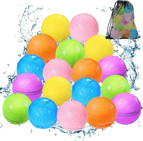 SOPPYCID Reusable Water balloons, Summer Toy Water Toy for Boys