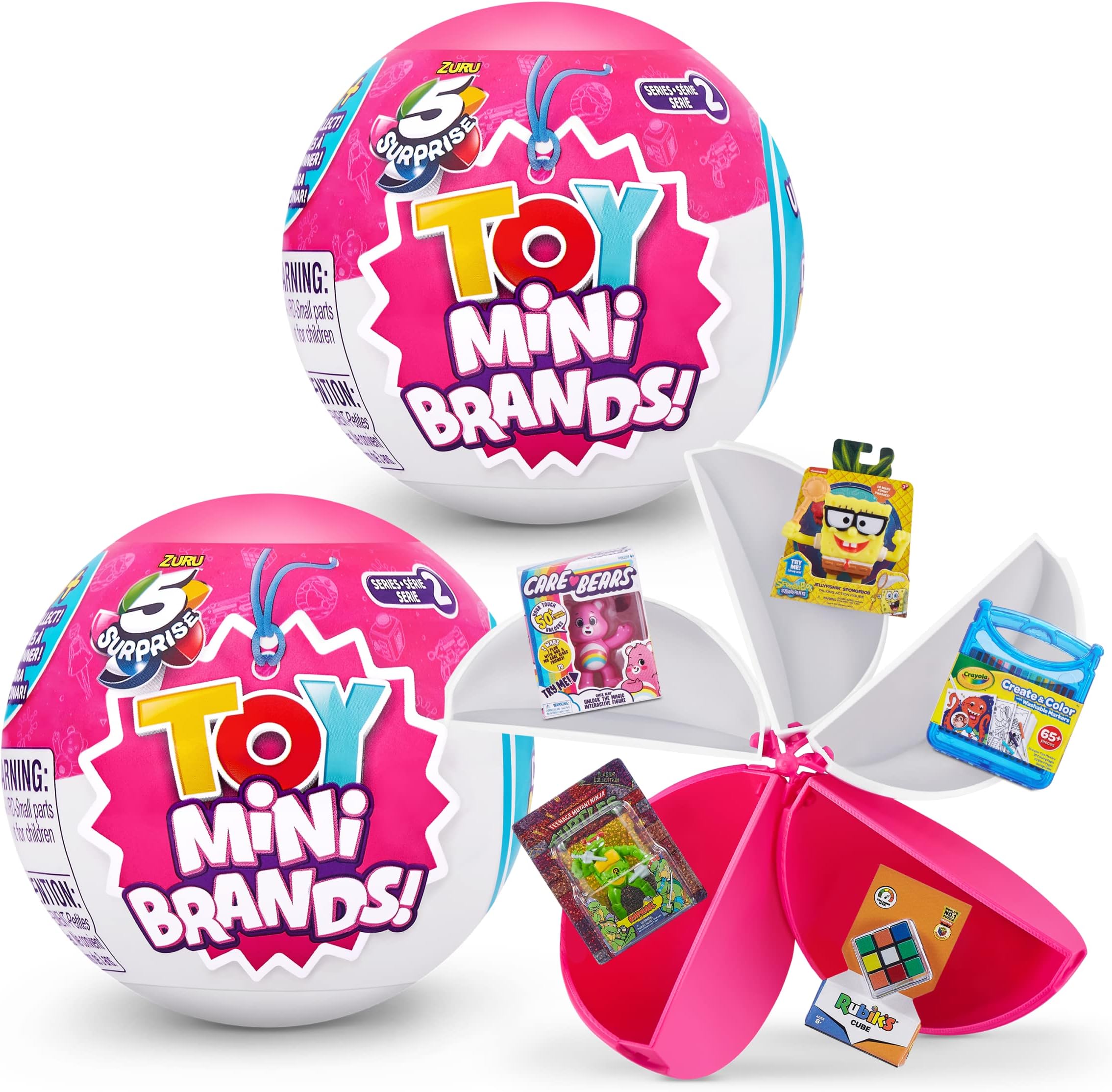 5 Surprise Toy Mini Brands Series 2 by ZURU (2 Pack) Toys Mystery Capsule Real Miniature Brands Collectibles Amazon Exclusive (Series 2)