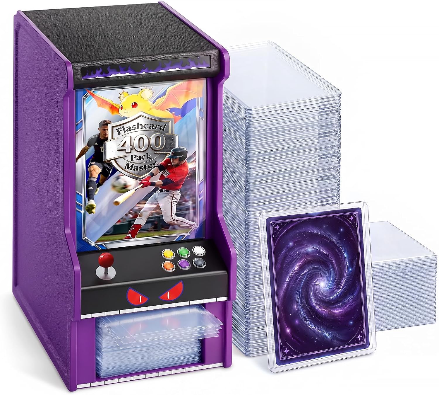 400 Top Loaders & Card Sleeves, Storage Box Kit, 3'' × 4''