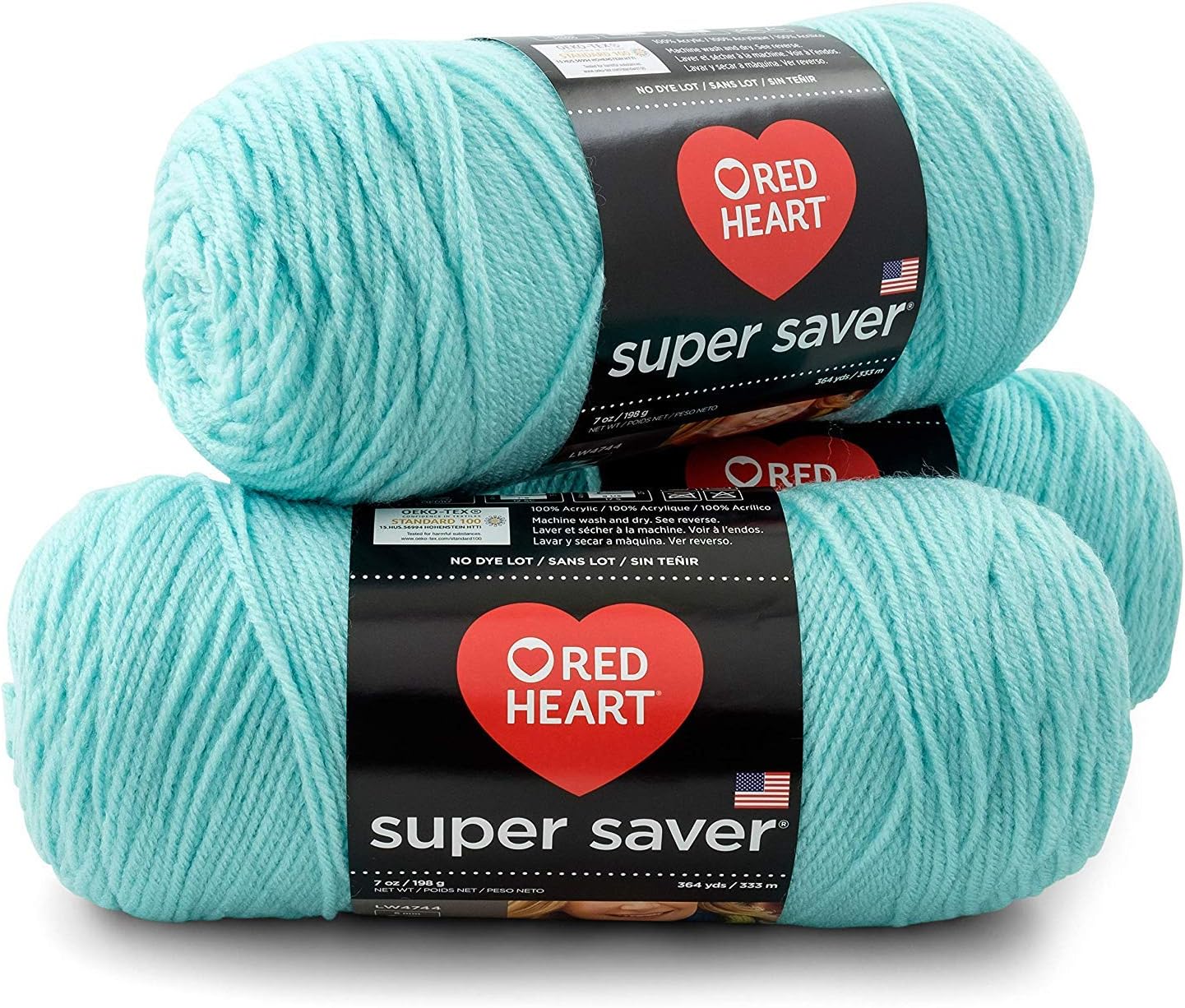 Red Heart Bulk Buy Super Saver Yarn (3-Pack) (Minty)