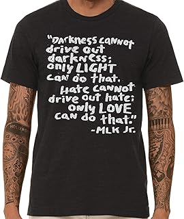 Martin Luther King Jr. Quote T-Shirt - Love Defeats Hate MLK Quote