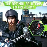 Vista 7 de 3 hebillas de casco de liberación rápida para correas de hasta 0.77 pulgadas de ancho, resistente a la intemperie, kit de hebilla de liberación