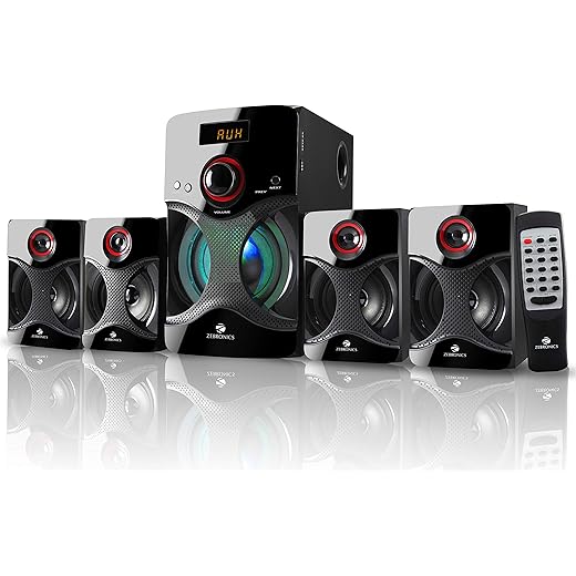 ZEBRONICS BT4440RUCF 60W 41 Channel Multimedia Speakers Wit