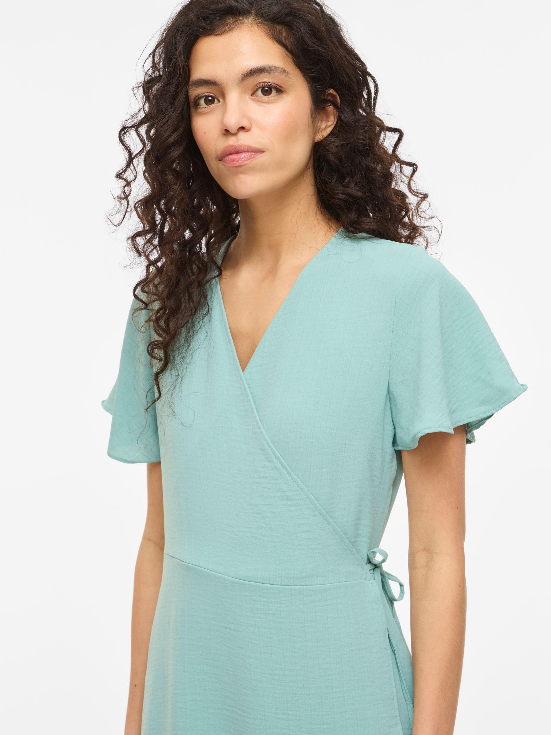 Vila Vilovie S/S Wrap Midi Dress - Noos Vilovie S/S Wrap Midi Dress - Noos Donna (Pacco da 1)