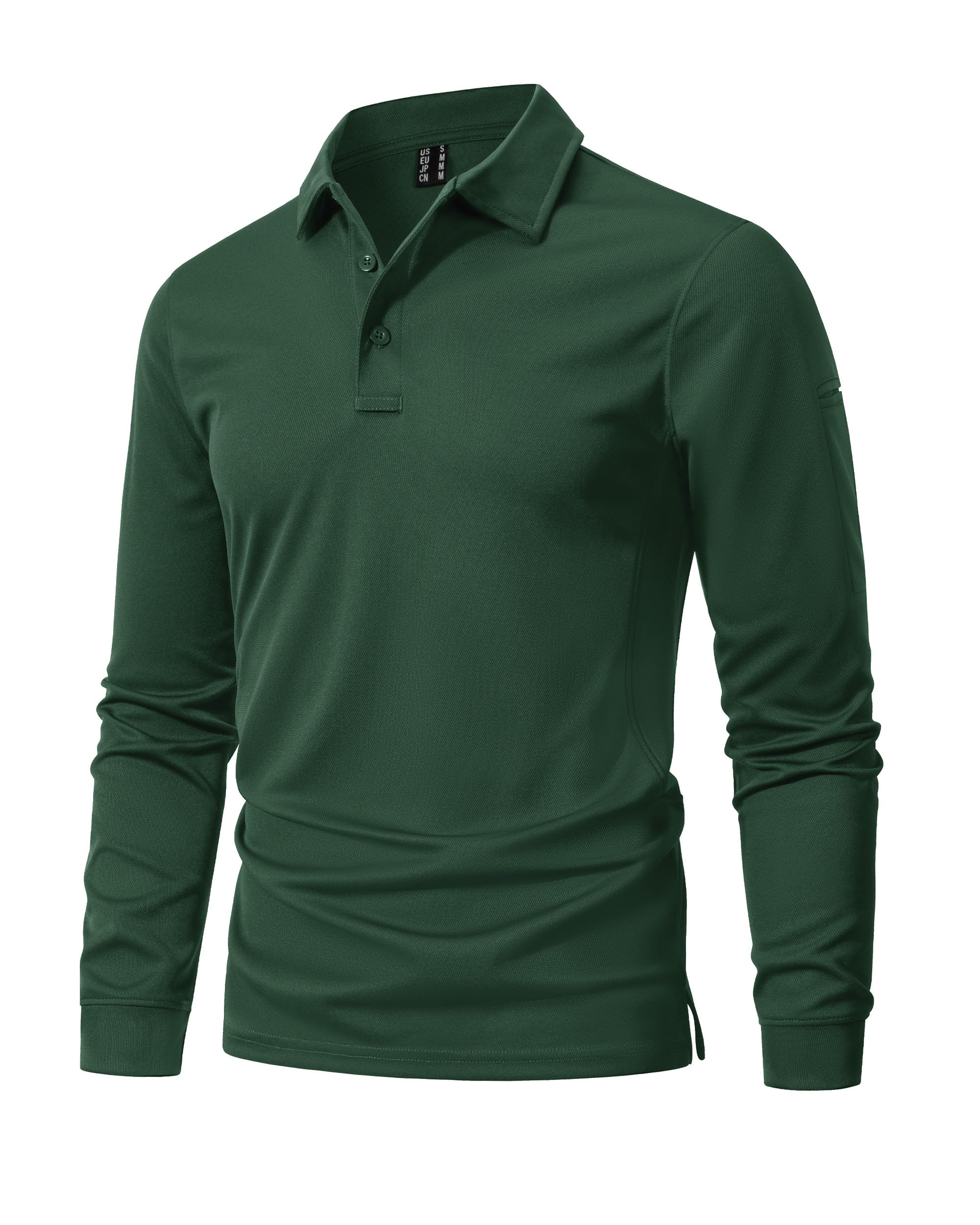 MAGNIVIT Men's Polo Shirts Long Sleeve Tactical Polo