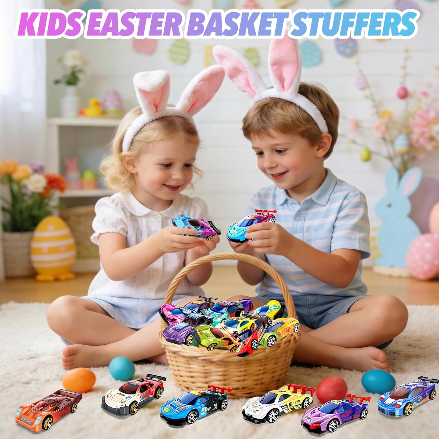 Color Changing Cars Toys Bath Toys for Kids Ages 1-3 4-8 Goodie Bags Fillers for Kids Grandkids Pool Water Toys Boys Birthday Car Gifts Sensory Die-Cast Toys Mini Sensory Toys Theme Party Giveaways