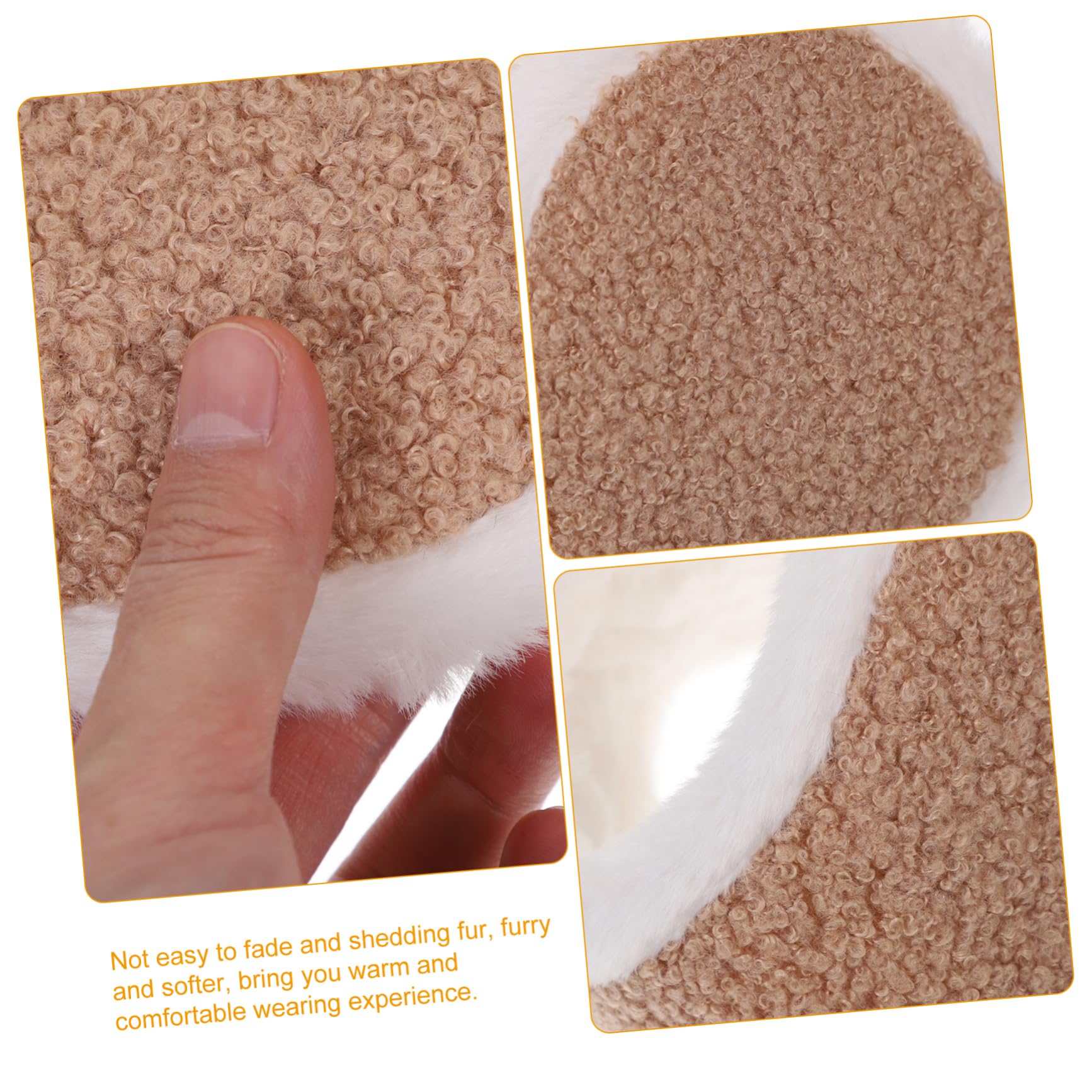 Ipetboom Plush Ear Muffs for Winter Women Girls Warm Keeping Outdoor Earmuffs Windproof and Comfortable Fit