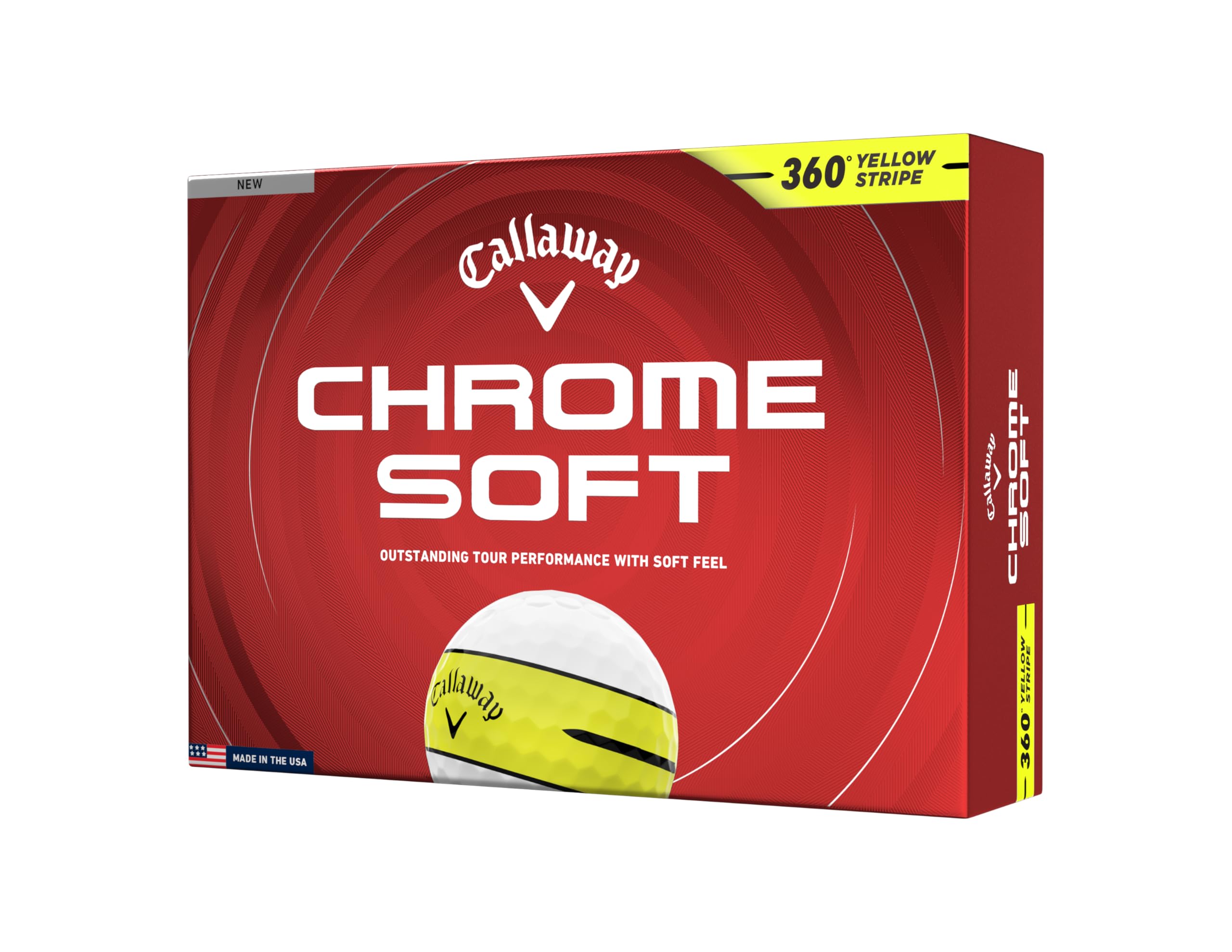 Amazon | キャロウェイ(Callaway) ゴルフボール CHROME SOFT 26 1