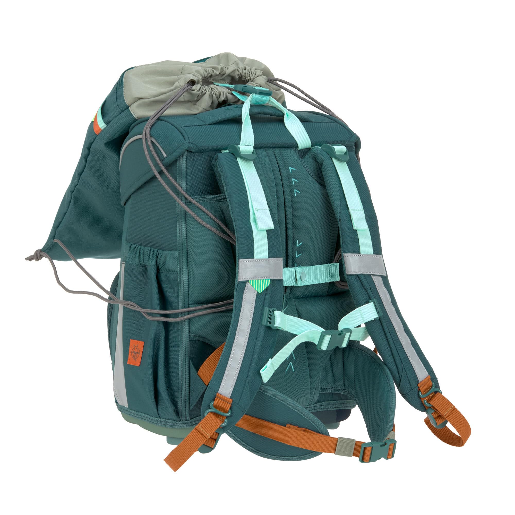 LÄSSIG 7-częściowy zestaw tornistrowy dla dzieci/szkolny Slim Unique Dark Green