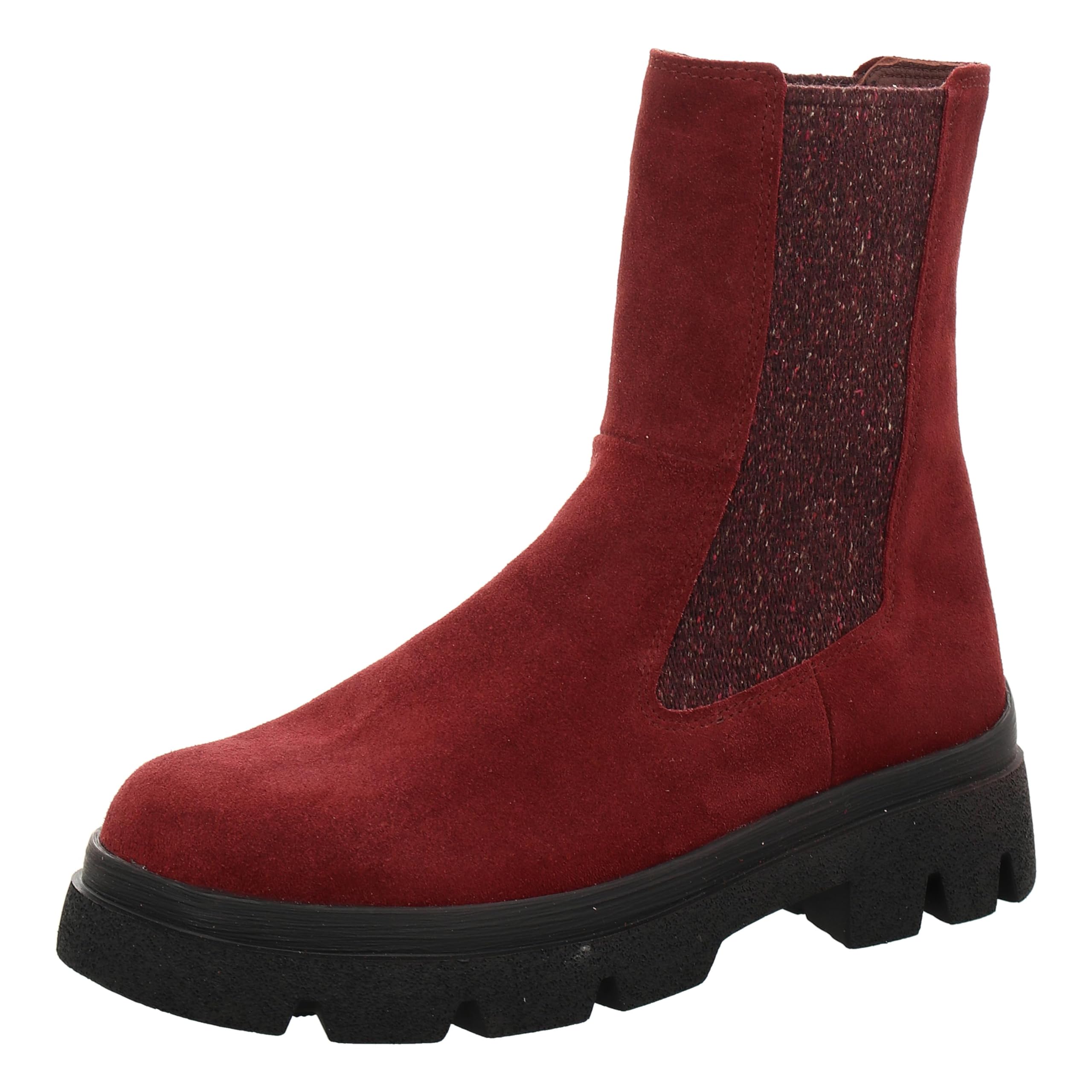 Think! Women's Kangae Leather Lined Sustainable Ankle Boots, 5000 Merlot, 40.5 EU