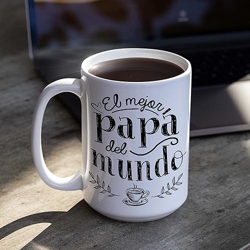 Miniatura 10 de Taza de café para papá, regalo para el día del padre, cumpleaños, para el mejor papá del mundo, regalo para él, regalo de hijohija, taza de café de