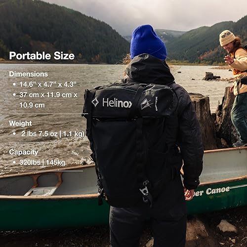 Miniatura 4 de Helinox Chair One (re) Silla de campamento de alto rendimiento, 1.97 libras, sillas plegables ligeras y compactas para exteriores, mochileros,