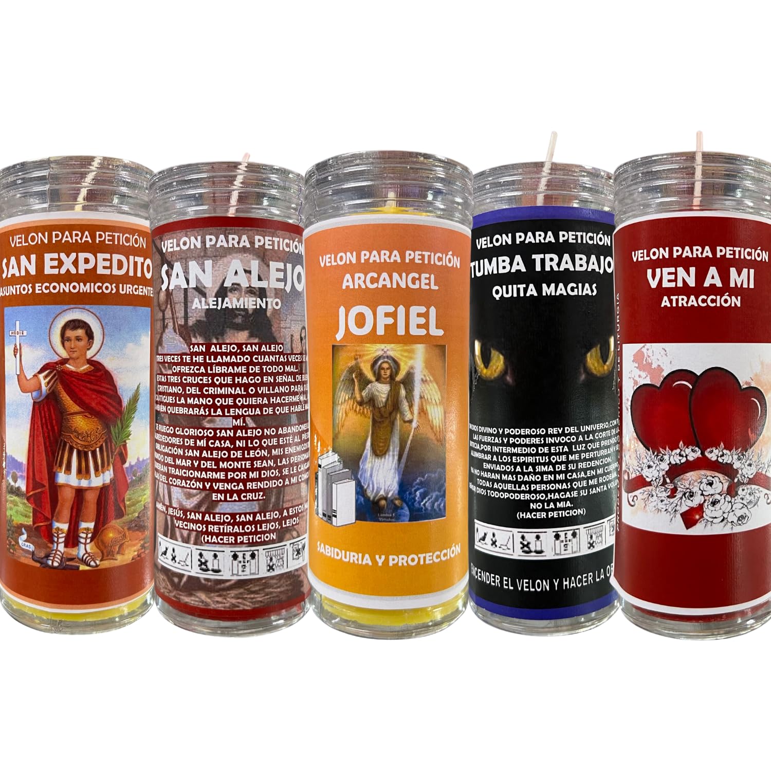 Velón del Metatrón para Protección, Guía y Conexión Espiritual | Vela Especial con Aceite para Proteger de Malas Energías y Personas, Limpieza Emocional y Bendición.