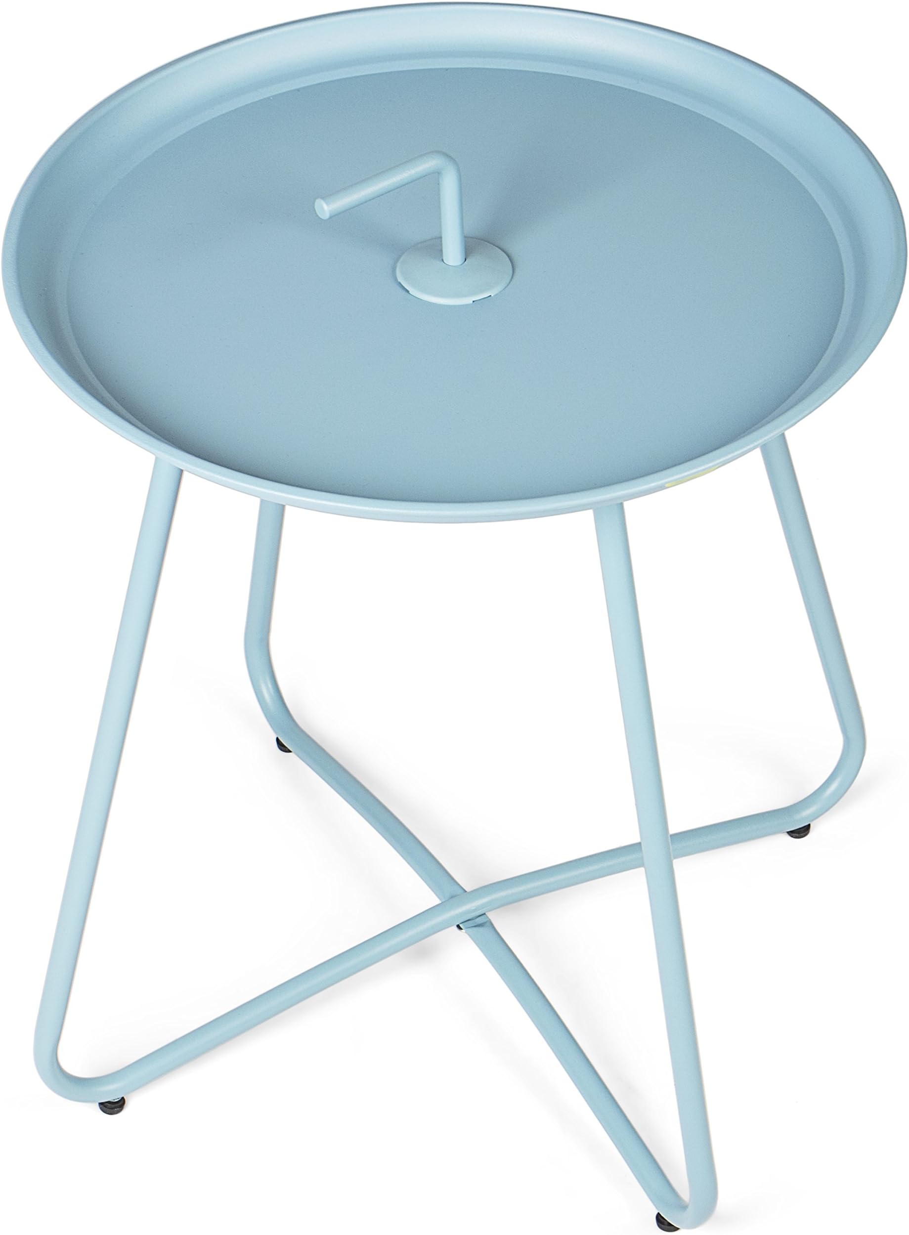 Vanage Vanage Foldable Coffee Table with Handle – Small Table for Indoor and Outdoor Use – Side Table for Terrace and Balcony