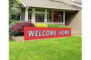 Large Welcome Home Banner | Outdoor Homecoming Banner