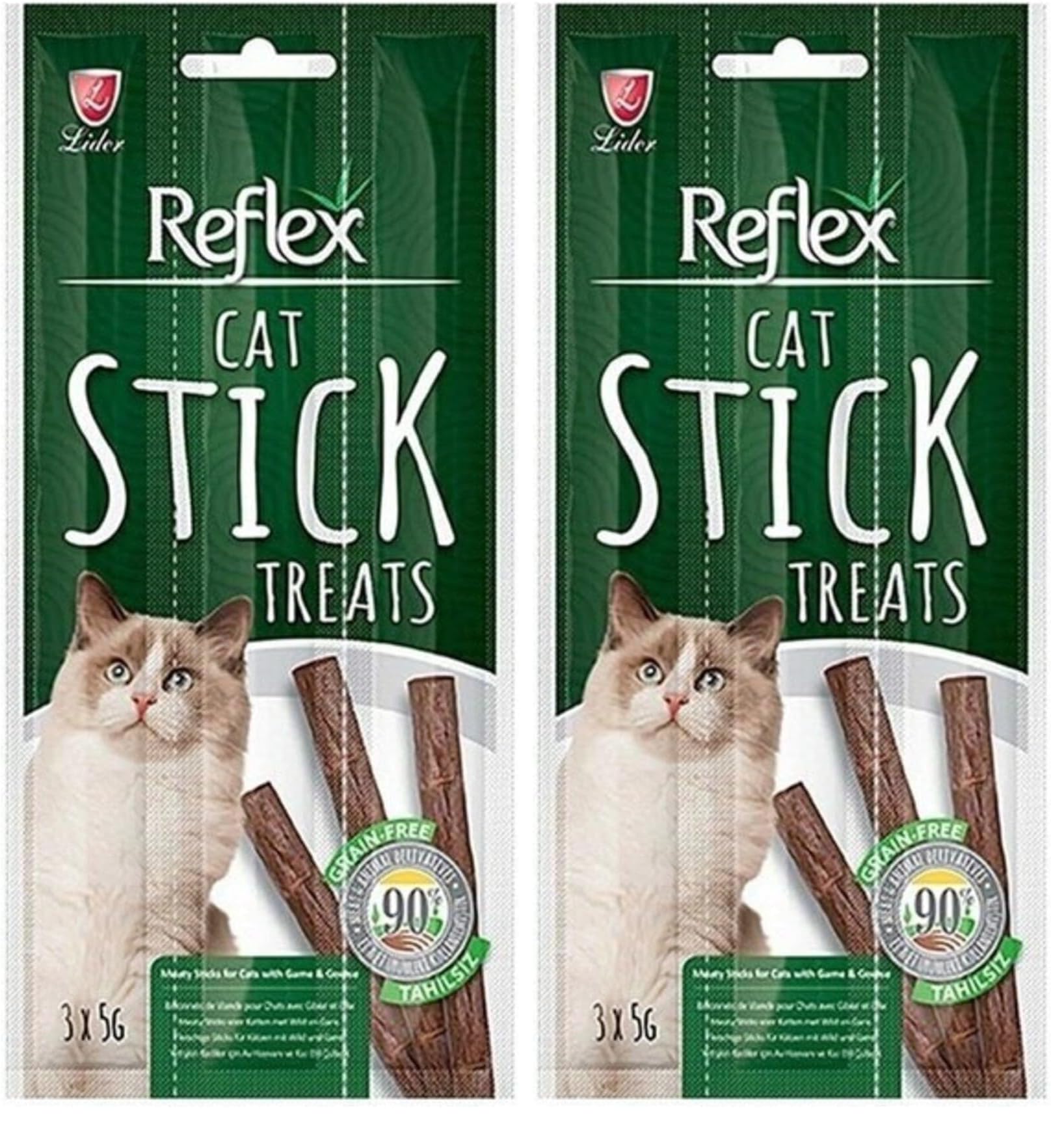 Kedi Ödül Stick Av Hayvanlı & Kaz 3 * 5 g 2'li set