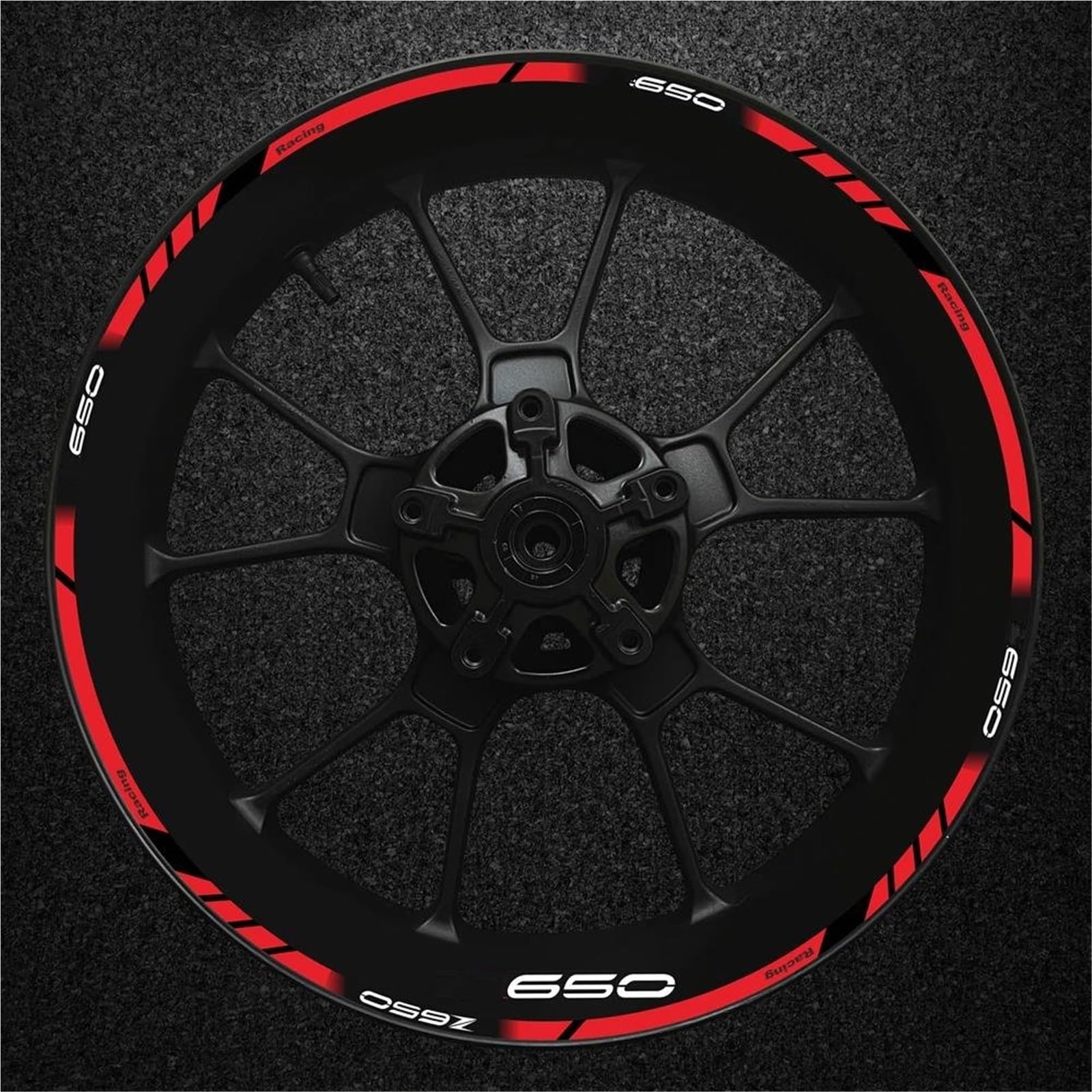 Wheel Stickers Motorcycle Wheel Decal for for Z650 for Z 650 Reflective Rim Decals Stripe Tape Hub Stickers Rim Reflective Decal