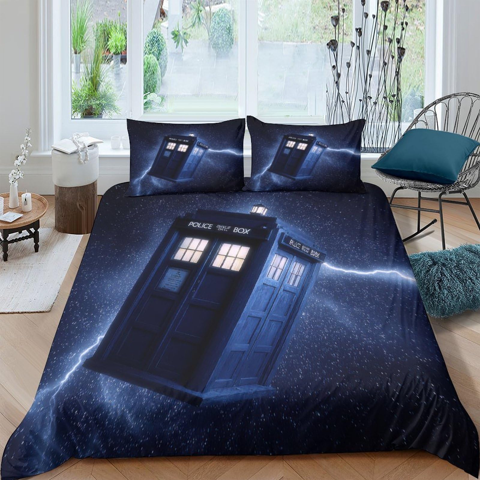 Ctjqhvkz Style-3 3D Printed Microfiber Fitted Sheet For Bedroom - Dustproof, Anti-Slip Mattress Cover, Easy To Wash, Decorative Bed Cover For Adults And Teens Single（135X200cm）
