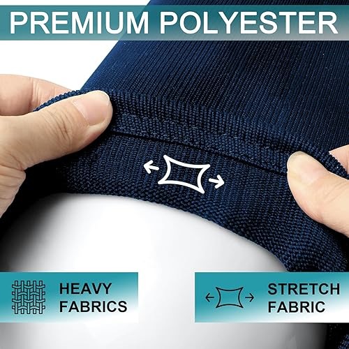 Miniatura 2 de XMK Fundas para guardabarros de barco, paquete de 3, paquete de 4, 6 fundas para guardabarros marinos, 6 x 18 pulgadas, 8 x 22 pulgadas, 9 x 26