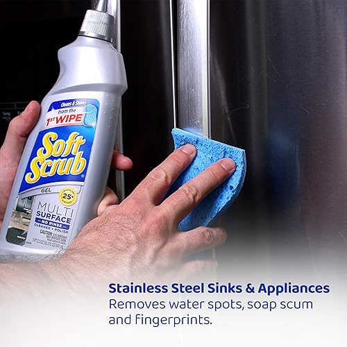 Miniatura 6 de Soft Scrub Limpiador y esmalte en gel multisuperficie, 18.3 onzas, paquete de 3