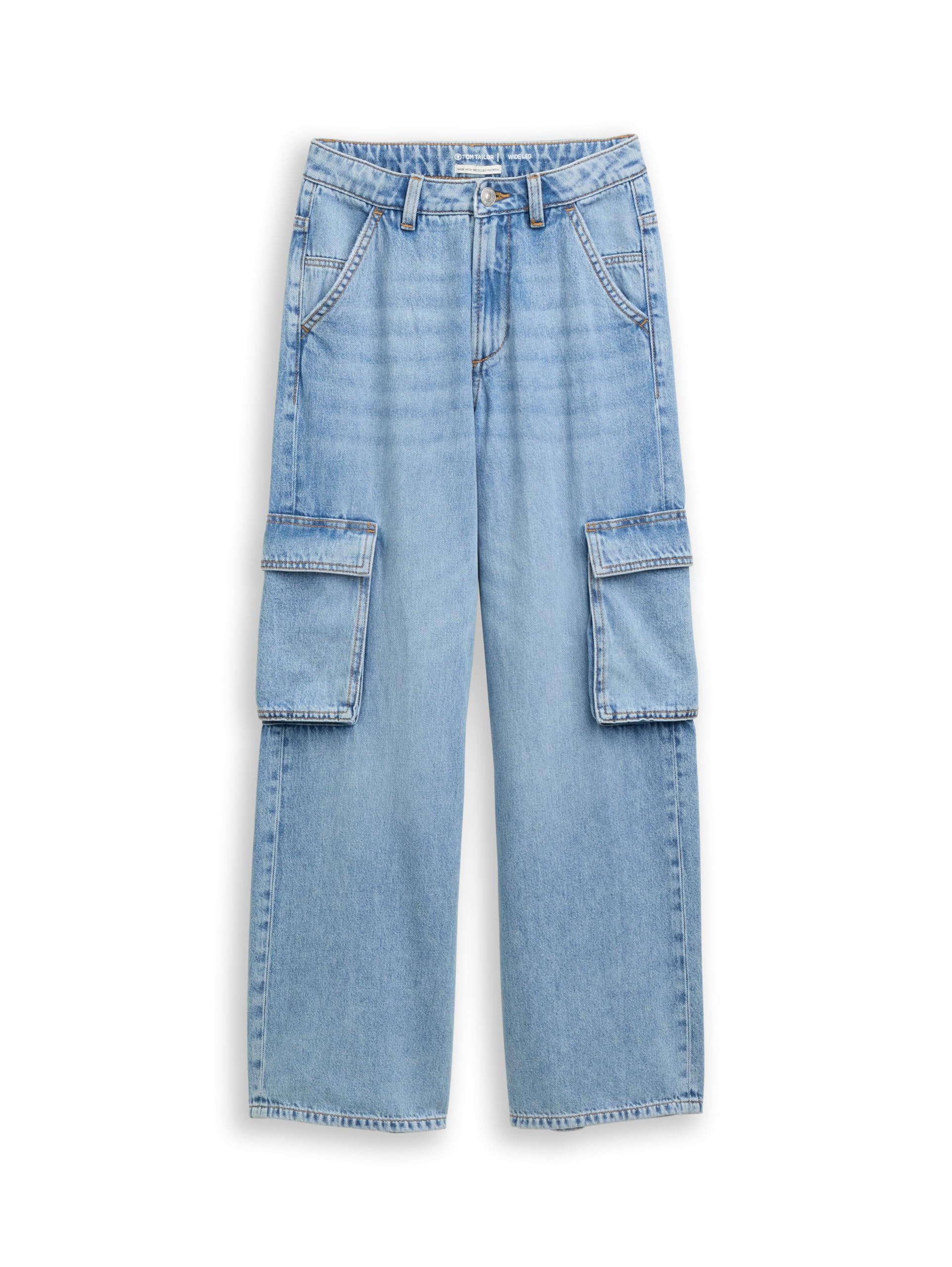TOM TAILOR Mädchen Kinder Wide Leg Cargo Jeans