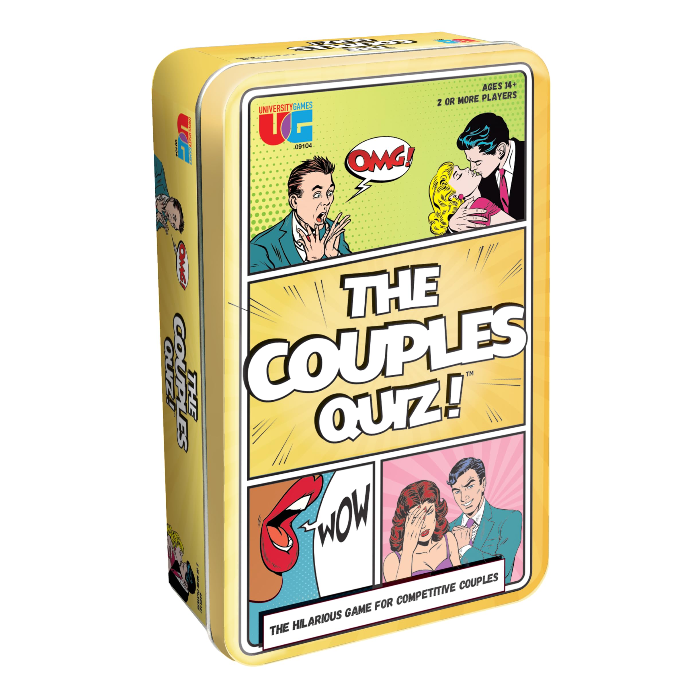 University Games, The Couples Quiz Game, Learn More About Your Partner, for 2 or More Players Ages 14 and Up