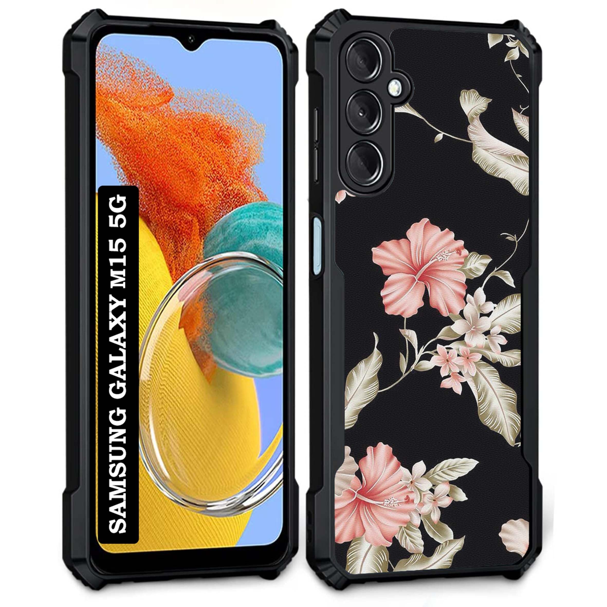 COBERTA Back Cover for Samsung Galaxy M15 5G Back Cover Case - Pinkish red floral PT99 D12221 (B0D17GR3MJ) Amazon Price History, Amazon Price Tracker