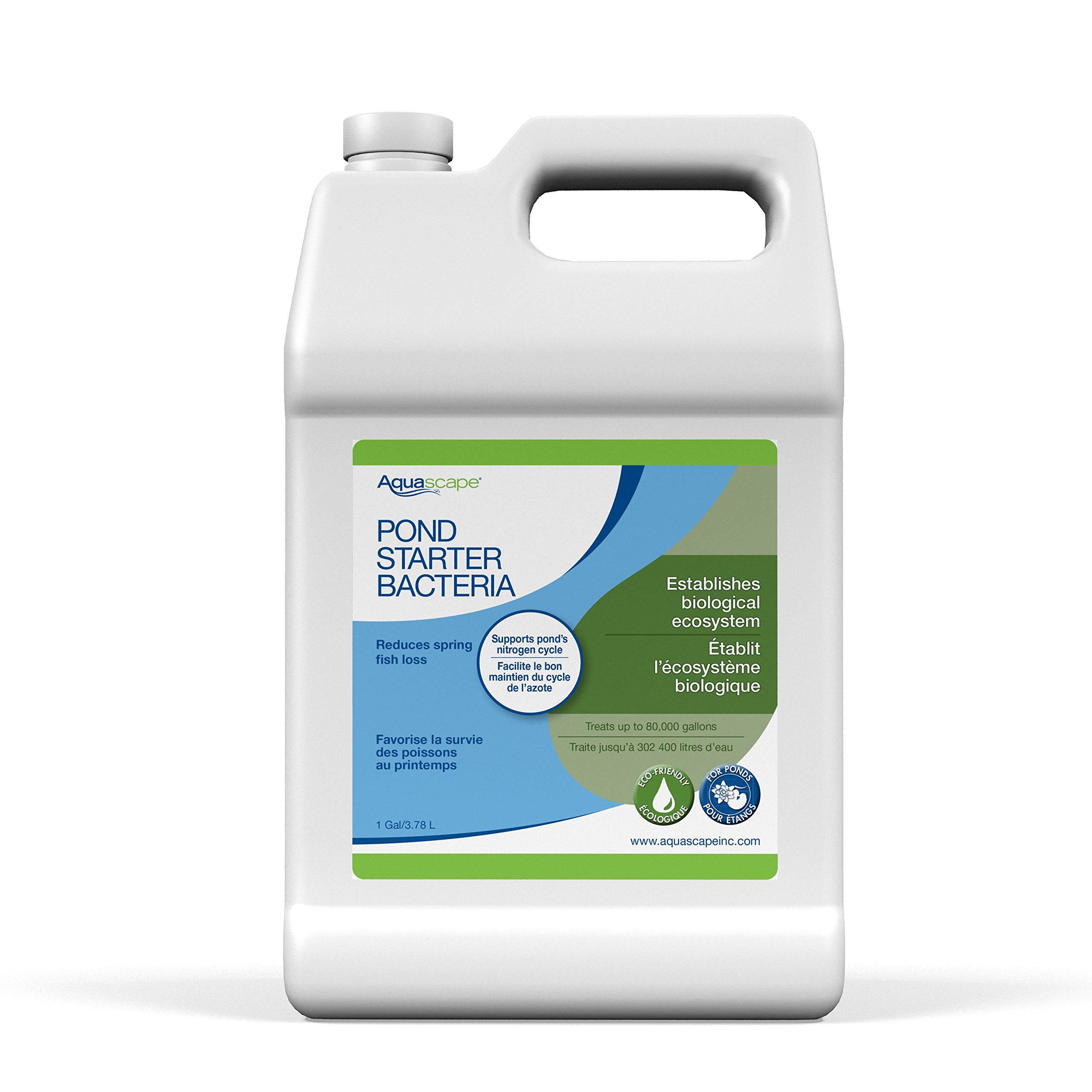 Traitement de l'eau Aquascape starter bactéries pour eau trouble 1-Gallon
