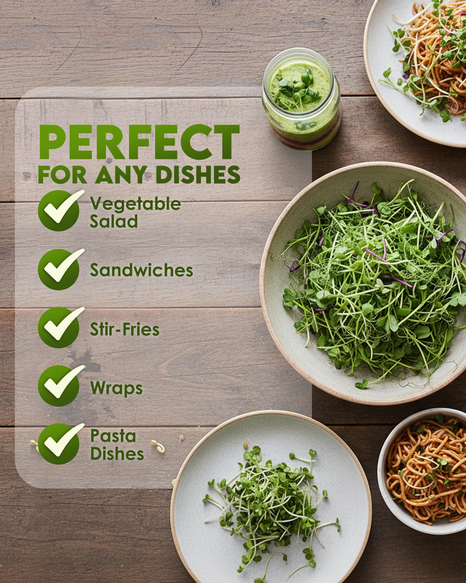 Organic Broccoli Sprouts Seeds - Grow at Home -6