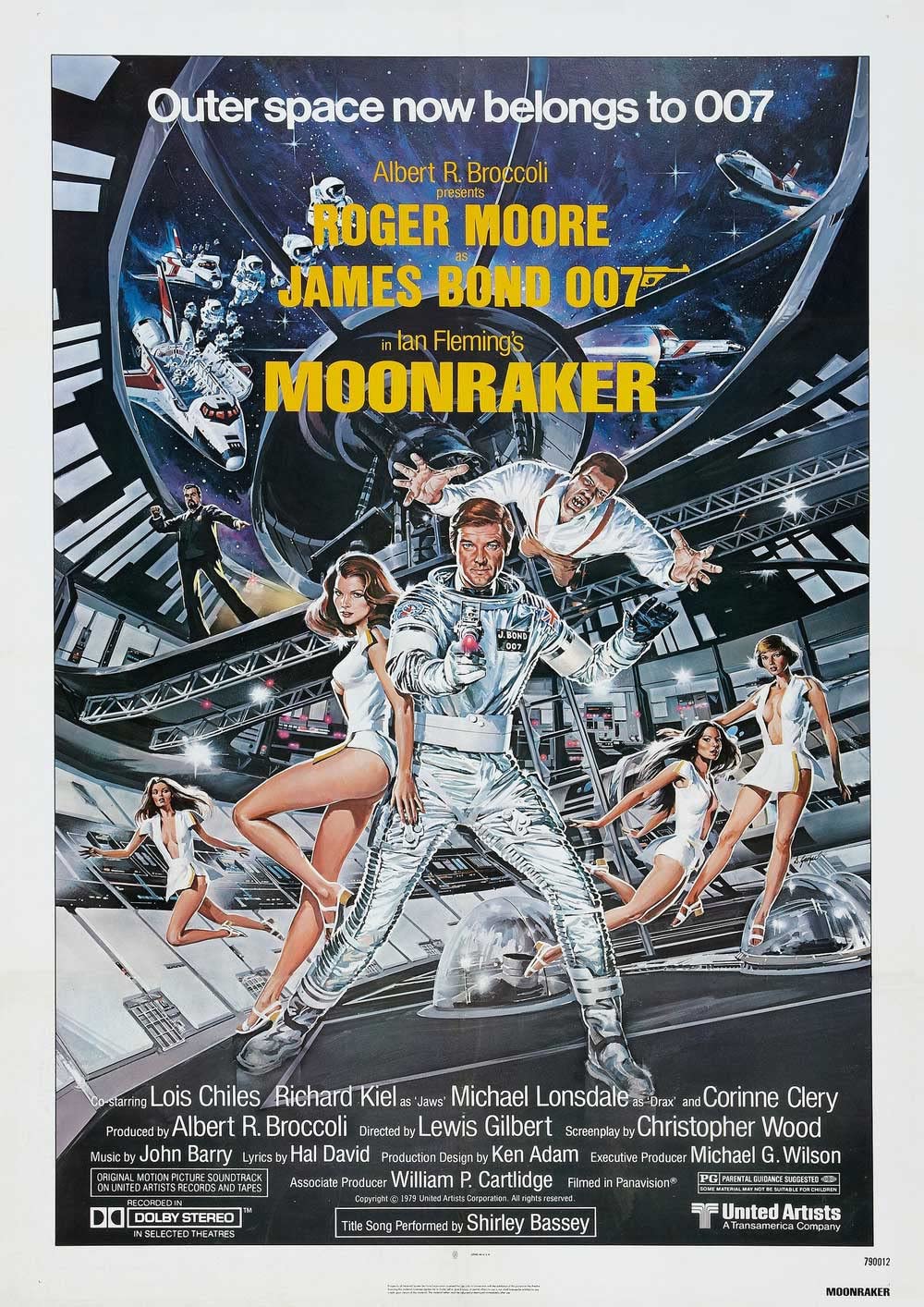 Signs247 Moonraker James Bond 007 Roger Moore Poster/Print/Picture Satin Photo Paper - A2-420mm x 594mm