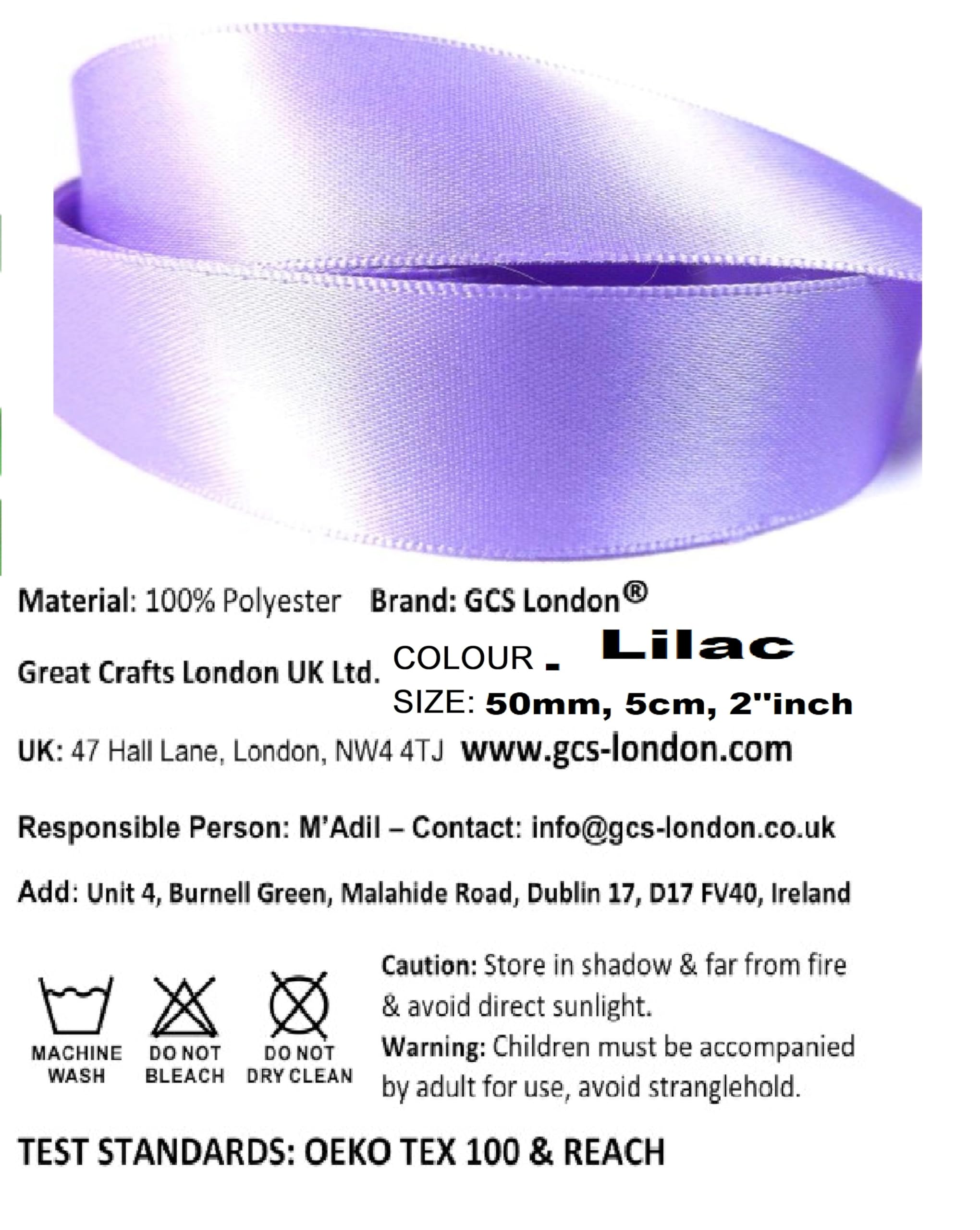Double Sided Satin Ribbon 25mm x 10 Meters (Off White) for Gifts Wrap Sew Party, Decorations Events Dress Wedding Christmas Crafts, Bows Car, Balloons Hairs, DIY, Bouquets, Cake More — view 344